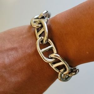 Custome Jewelry: Stainless Steel Silver Chain Bracelet